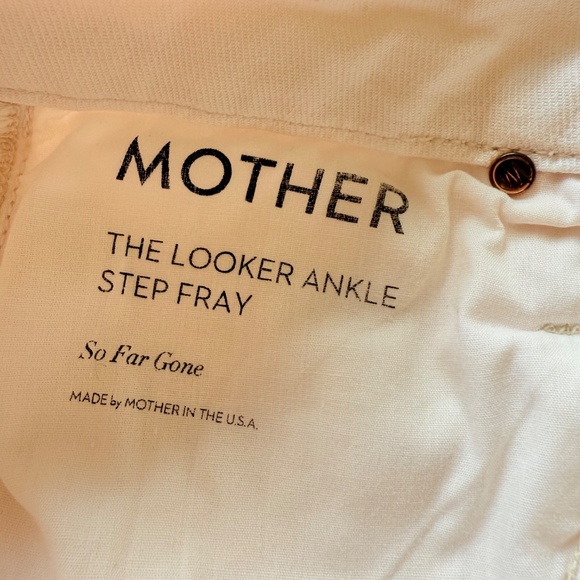Mother The Looker Ankle Step Fray in So Far Gone (Size 26) - Picture 6 of 7